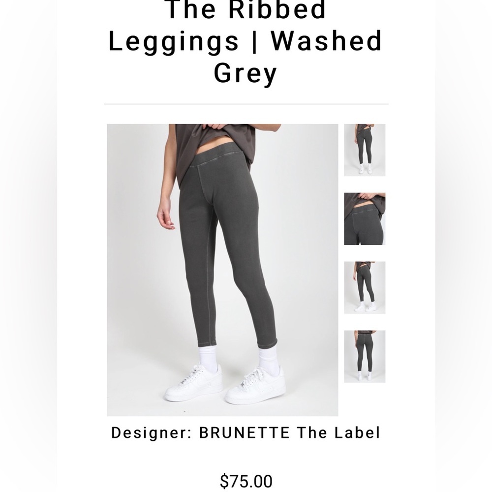 Brunette the label brand - ribbed leggings